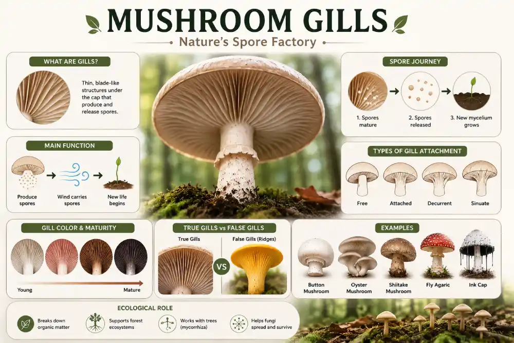 Mushroom Gills Function