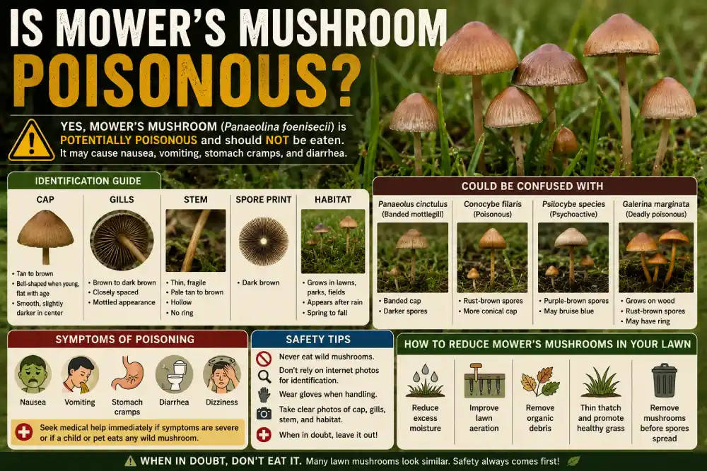 Is Mower's Mushroom Poisonous?