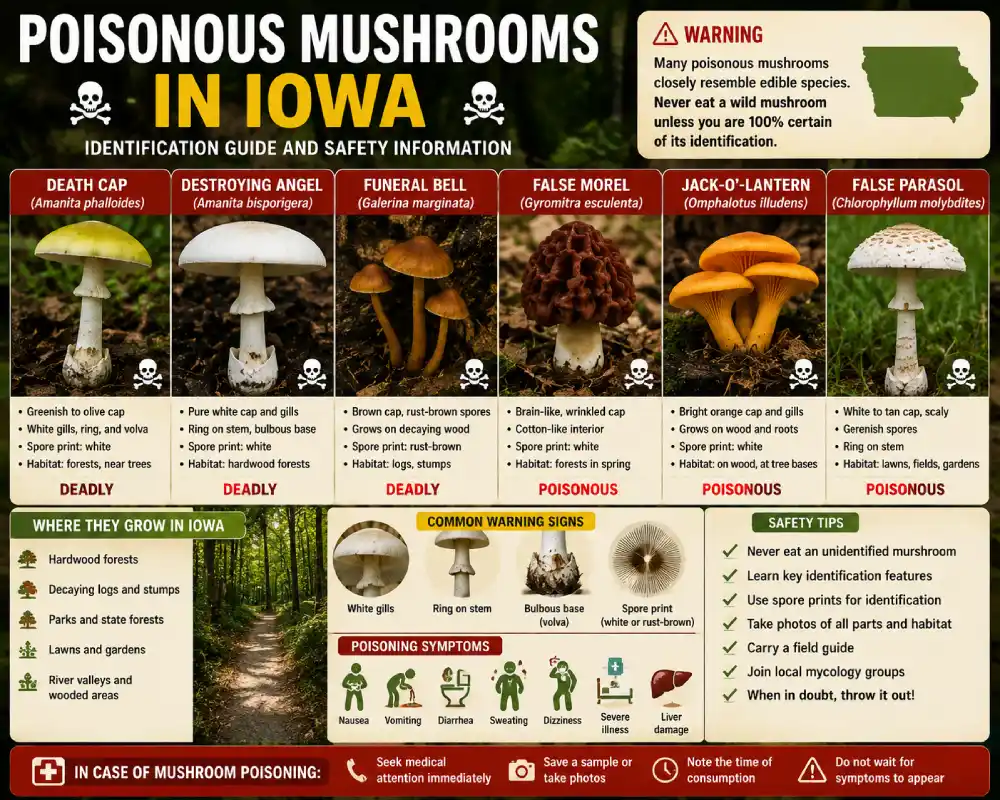 Poisonous Mushrooms in Iowa