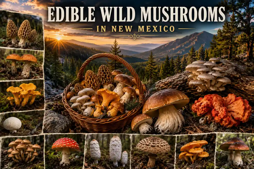 Edible Wild Mushrooms in New Mexico: Identification Guide 2026